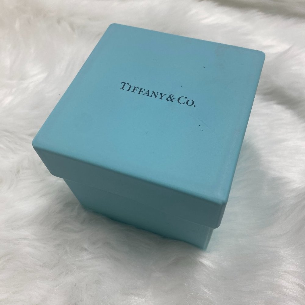 Rare Bone China Tiffany & Co Blue Trinket Jewelry Box RARE